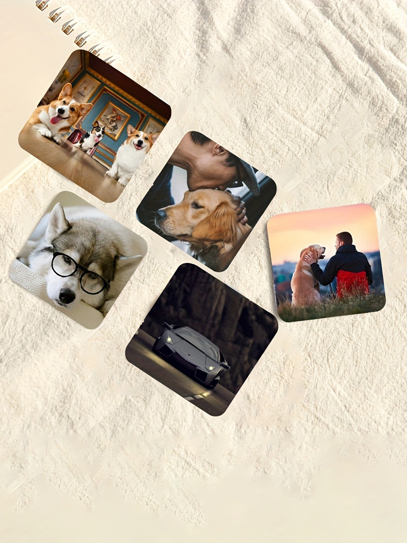 Personalized Photo Square Fridge Magnet